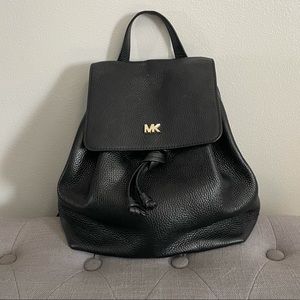 Michael Kors black backpack purse